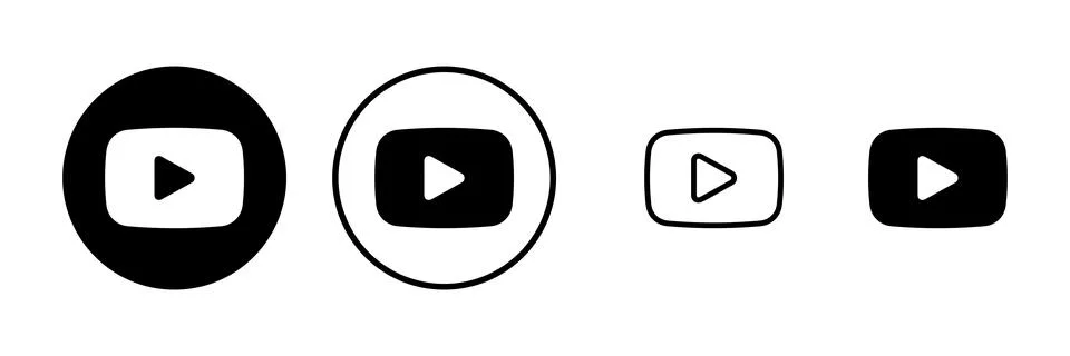 Play Icon vector illustration. Play button sign and symbol Stock Illustration