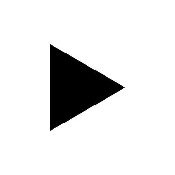 Play Icon vector. Play button vector icon Stock Illustration