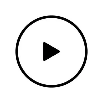 Play icon vector template illustration design Stock Illustration