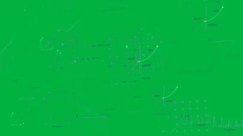 On play, infographic pattern shifting, pulsing, scaling to form looping Stock Footage 333630169