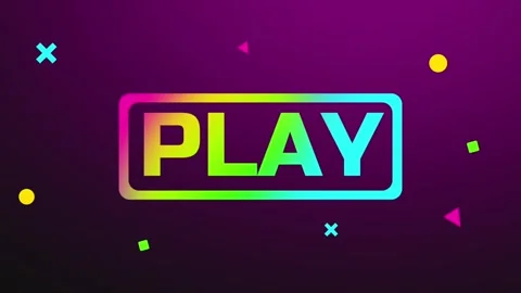 Play Interface Button Stock Footage 335633412