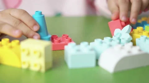 Play with Lego Stock Footage 228970686