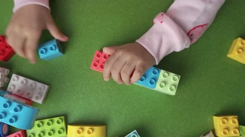 Play with Lego Stock Footage 228971279