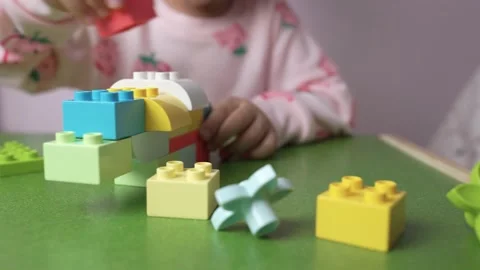 Play with Lego Stock Footage 228971578
