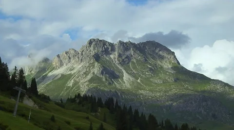 Play of light and shadow on a mountain Top Stock-Footage 53238763