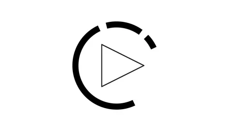 Play loading animation Stock Footage 312268959