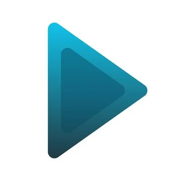 Play logo element design template icon Stock Illustration