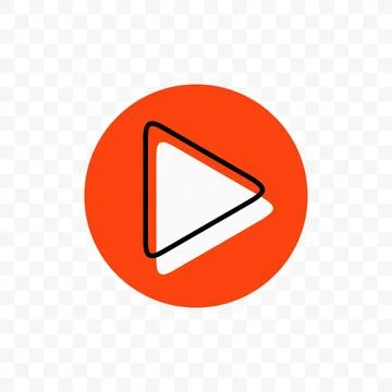 Play media button vector icon symbol Stock Illustration