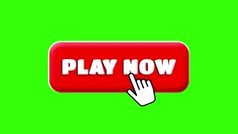 Play now animation button click hand click animation the appearance of the .. Stock Footage 255840005