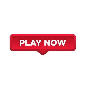 Play Now button, sign, label, icon. Play Now speech bubble. Illustrazione stock