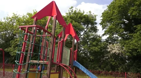 Play Park Empty Video stock 63464412