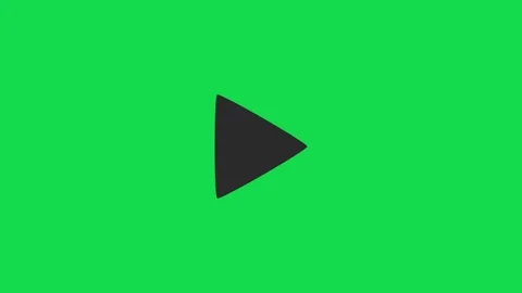 Play-pause button animation on transparent background. animated play and stop bu Stock Footage 315885792