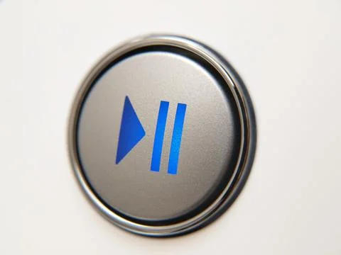 Play, pause button Stock Photos