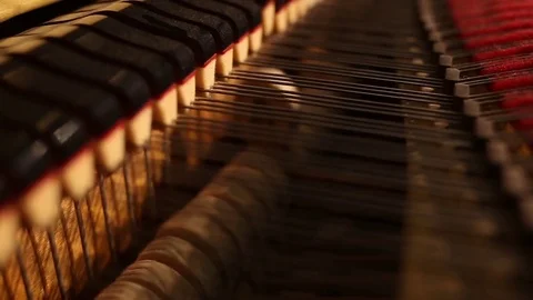 Play the piano Stock Footage