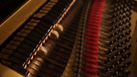 Play the piano Stock Footage 82446892