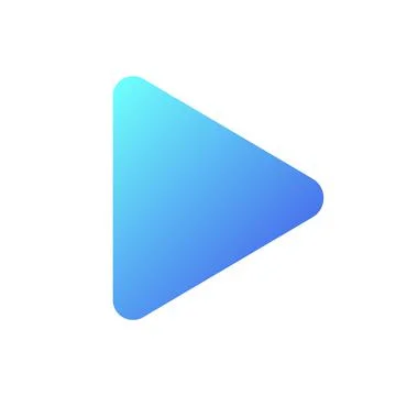 Play pixel perfect flat gradient two-color ui icon イラスト素材