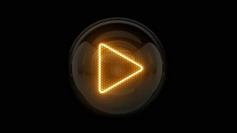Play. Play button. Play Icon. Play reveal. 3D. 3D Rendering Stock Footage 171060688