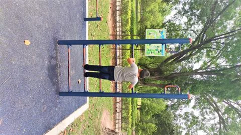 Play in the playground 스톡 사진