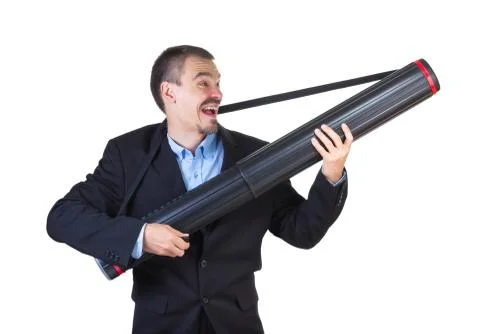 Play the presentation. Stock Photos