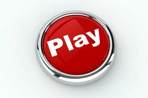 Play push button Stock Illustration