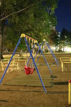 Play set in the park . Stock Photos