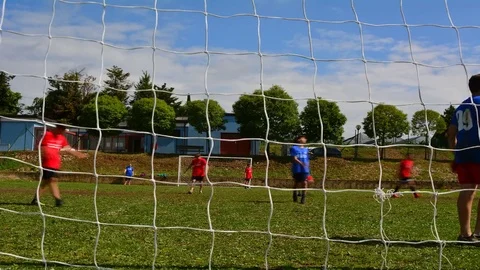 Play soccer: time lapse Stock Footage 76454472