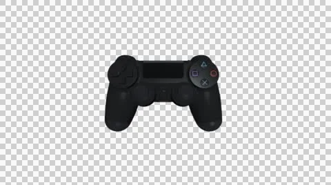 Play Station 4 Game Controller Rotating In 3D Stock Footage 43060348