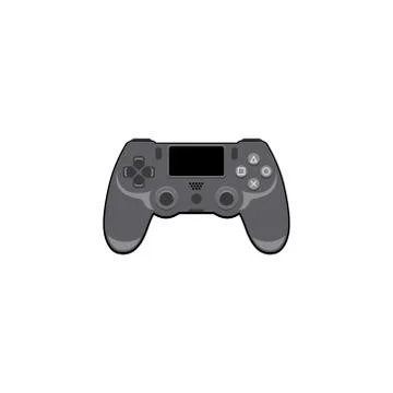 Play station 4 stick controller game console vector Illustrazione stock