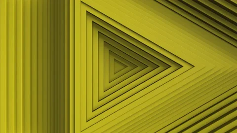 The play symbol. Abstract triangle pattern with offset effect. Animation of Yell Stock Footage 152309176