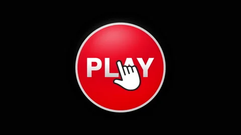 Click Play Button Stock Footage ~ Royalty Free Stock Videos | Pond5