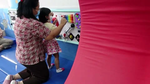 Play thematic tools for children Stock Footage 210305446