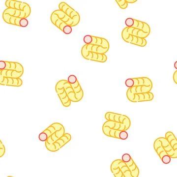 Play toy for scratch claws vector seamless pattern Stock Illustration