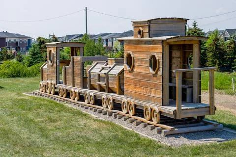 Play Train Rear Stock Photos