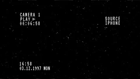 Play VHS tape Overlay Alpha Channel. Vintage animated background 4k Stock-Footage 330121205