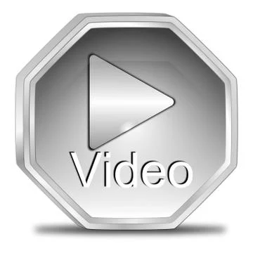 Play video Button Stock Illustration