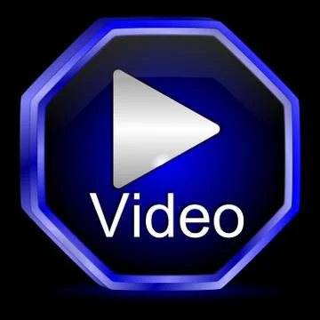 Play video Button Stock Illustration