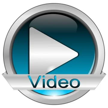 Play Video Button Stock Illustration