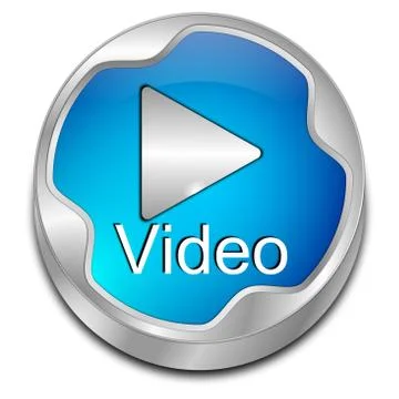 Play video Button Illustrazione stock