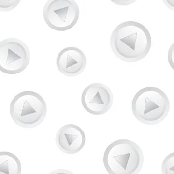 Play video seamless pattern background. Business flat vector illustration. Pl イラスト素材