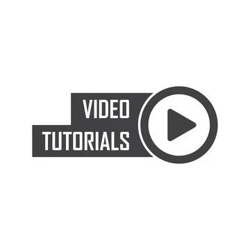 Play video tutorials icon in flat style. Education software vector illustra.. 스톡 일러스트