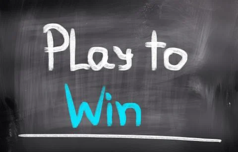 Play To Win Concept Illustrazione stock
