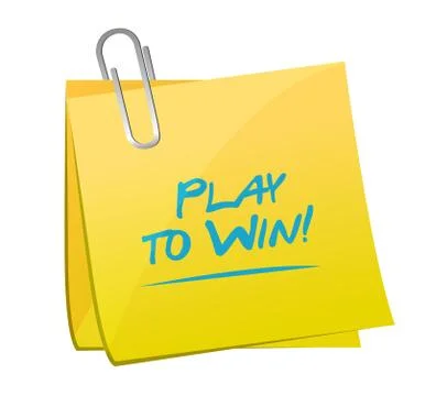Play to win illustration design Stock Illustration