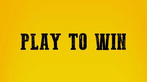 Play To Win Wallpaper Stock Illustration