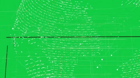 On play wireframe grid forming arcs nodes glowing lines merging showing orb on Stock Footage 337142628