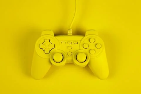 Play in yellow Stock Photos