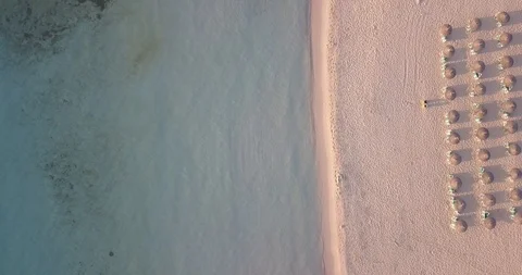 Playa Agulla, Playa de s'aguala, Baleari Island, Mallorca, Spain Stock Footage 111849260