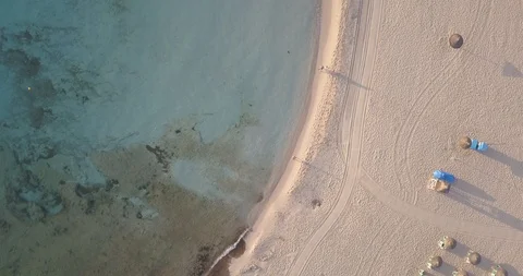 Playa Agulla, Playa de s'aguala, Baleari Island, Mallorca, Spain Stock Footage 111849294