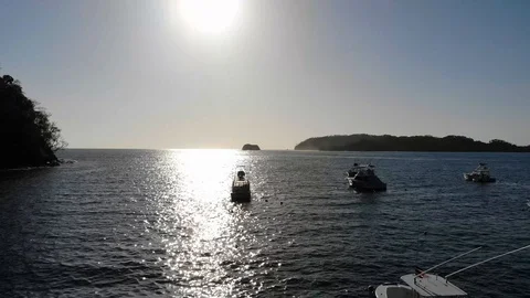 Playa Carrillo boats Stock Footage 127122113
