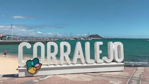 Playa Corralejo Stock Footage 221426435