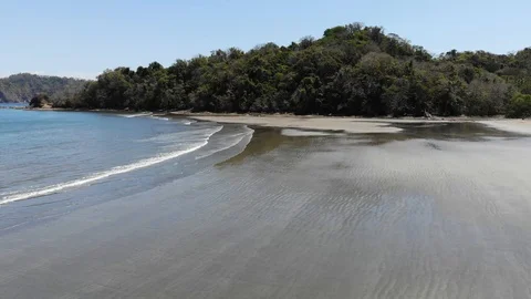 Playa Curu beach wide Stock Footage 127122351